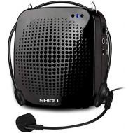 [아마존베스트]SHIDU Voice Amplifier Mini Portable Rechargeable Ultralight Voice Amplifier Speaker with Headset Microphone Megaphone for Teachers Trainers Leads Ones