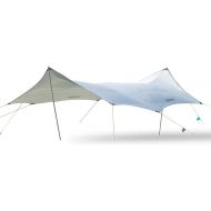 SHIJIANX Hammock Tent Tarp,Rain Fly Tent Tarp with Bracket,150D Oxford Cloth Coated with Silver Fabric,for Camping, Travel, Outdoor, Hammocks (680x576cm)