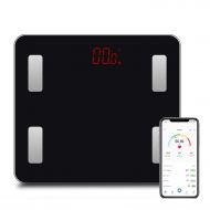 New Original SHILINWEI Weighing Scale Floor Smart Bathroom Scale Smart Bluetooth Bmi Body Fat Smart Digital Scale Weight Balance,Black