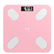 SHILINWEI S5 Body Fat Scale Floor Scientific Smart Electronic LED Digital Weight Bathroom Scales Balance Bluetooth APP Android iOS,Rose Gold(Charging)