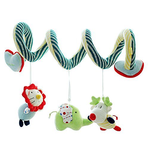  SHILOH Baby Activity Spiral Wrap Around Crib Bed Bassinet Stroller Rail Toy Sea Animals