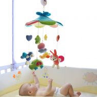 SHILOH Baby Crib Decoration Newborn Gift Plush Musical Mobile (Blue Sky)