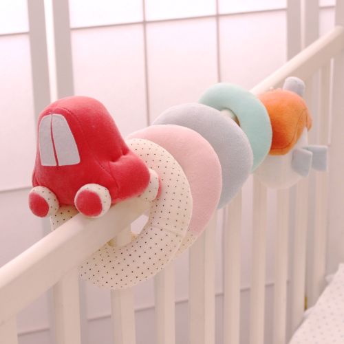  SHILOH Baby Activity Spiral Wrap Around Crib Bed Bassinet Stroller Rail Toy Caterpillar