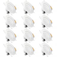 SHINE HAI SGL 12-Pack 6 Inch Dimmable LED Recessed Lighting, 13W (100W Replacement), 4000K Daylight White, 1050Lm, LED Downlight