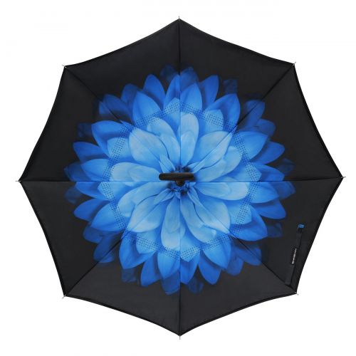  SHINE HAI Windproof Travel Umbrella, Double Canopy Construction, Automatic Open Close One Handed Operation, Compact Lightweight Umbrella Rain Snow