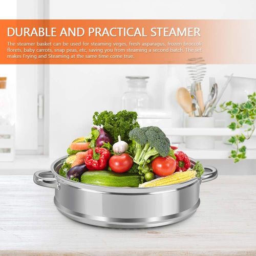  [아마존베스트]SHINEURI 3 Pieces Copper Nonstick Ceramic Fry Pan Set - 12 Inch Woks and Stir Fry Pans with Lid & Stainless Steel Steamer Basket Copper Skillet with Induction Base for Induction Ga