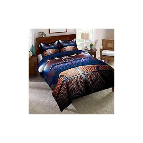  SHINICHISTAR Sports Full Bedding Set, Basketball Comforter Set Gift Bedding