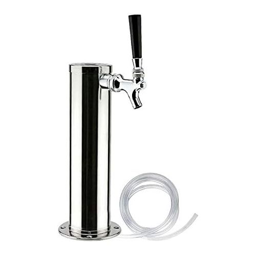  [아마존베스트]SHIOUCY Beer Tower Stainless Steel Draft Beer Tower for Home Bar Pub Use Home Beer From Barrel Pump Tap