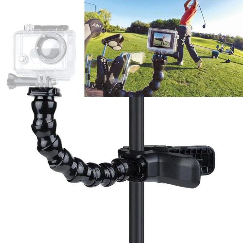  SHOOT Universal Flex Klemmhalter Halterung Einstellbare Schwanenhals Arm Griff Einbeinstativ fuer GoPro Hero 8/7/(2018)/6/5/4/3+ Hero Session APEMAN ACTURE AKASO SJCAM SJ4000/SJ5000