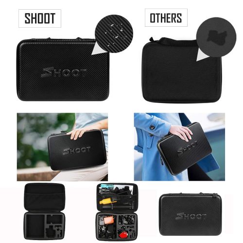  SHOOT 4-in-1 Outdoor-Sport-Anzug fuer GoPro Hero 7/6/5/4/3+/3 SJ4000 SJ5000 SJ6000 und andere Sportarten Kamera