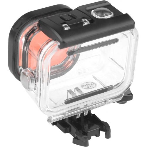  SHOOT Waterproof Housing Case for GoPro Hero 8,Waterproof up to 45M(147ft),with Red Filter