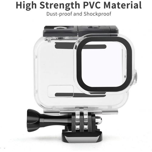  SHOOT Waterproof Housing Case for GoPro Hero 8,Waterproof up to 45M(147ft),with Red Filter