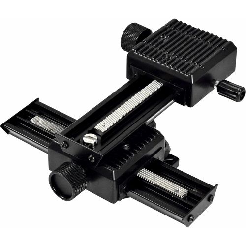  SHOOT Aluminum Pro 4-Way Macro Focusing Rail Slider /Close-up Shooting Photography for Canon Nikon Sony Pentax Olympus Samsung Other Digital SLR Camera and DC with 1/4 Screw Hole