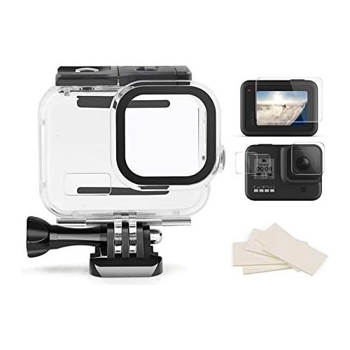  [아마존베스트]SHOOT Waterproof Case for Hero 8, Diving Case Protective Cover 45 m with Screen Protector for GoPro Hero 8