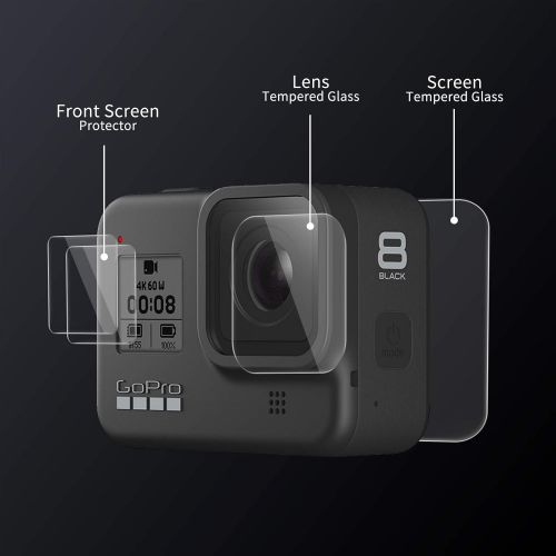  [아마존베스트]SHOOT Waterproof Case for Hero 8, Diving Case Protective Cover 45 m with Screen Protector for GoPro Hero 8