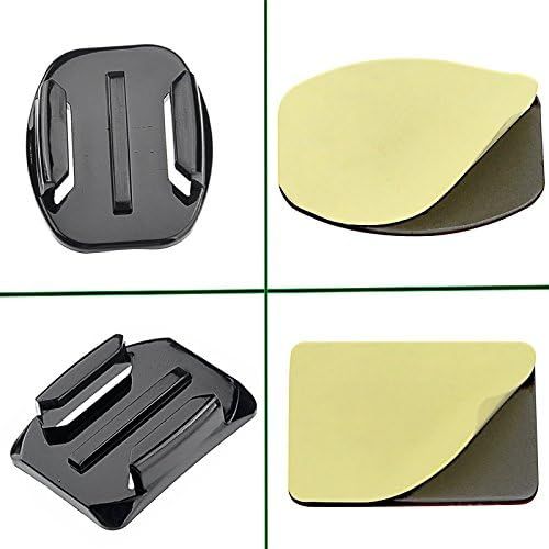  [아마존베스트]SHOOT Tonsee Adhesive Sticker Holder for GoPro Hero 9/8/7/(2018)/6/5/4 Hero Session AKASO Apeman Victure Helmet Mount Pack of 12