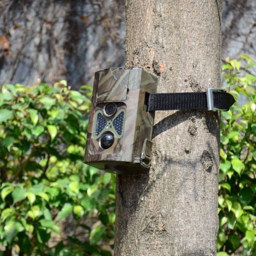  SHOULIEXJ Hd Infrared Hunting Camera Farm Forest Monitoring Wildlife Camera Farm Mountain Forest Monitoring Field Animal Detection Camera,Gray,A