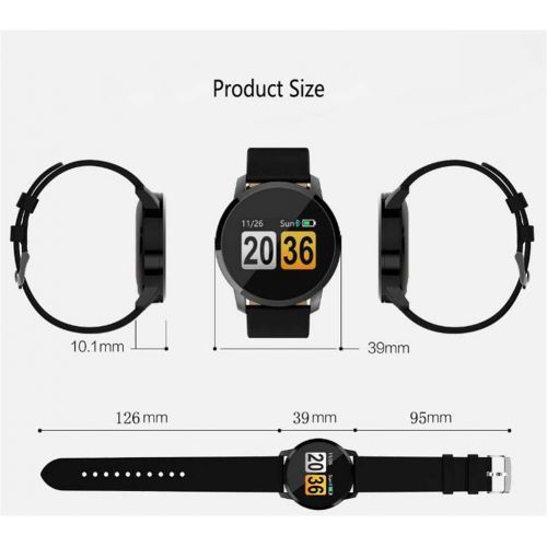  SHOULISHOU Fitness Tracker Heart Rate Monitor Tracker Smart Bracelet Bluetooth Pedometer with Sleep Monitor Smartwatch Waterproof Smart Bracelet as Calorie Counter Pedometer Watch