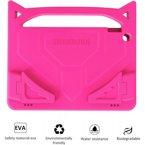  [아마존베스트]New Fire HD 10 Tablet Case 2019/2017-SHREBORN LightWeight ShockProof Kid-Proof Cover with Stand Kids Case for All New Amazon Fire HD 10 Tablet(10.1,9th/7th/5th Generation,2019/2017