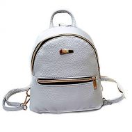 SHSYCER College Backpack bag Mini Shoulder Bag PU leather Fashion girl candy color small backpack female bag