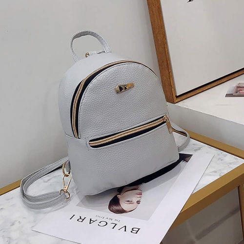  SHSYCER College Backpack bag Mini Shoulder Bag PU leather Fashion girl candy color small backpack female bag