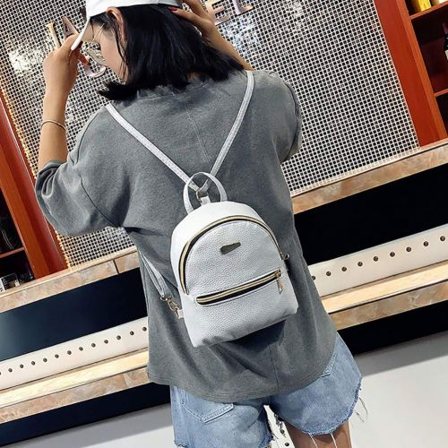  SHSYCER College Backpack bag Mini Shoulder Bag PU leather Fashion girl candy color small backpack female bag