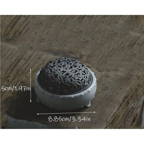  인센스스틱 SHUILV Incense Burner Small Drum Incense Burner Ceramic Stick Incense Cone Coil Incense Holder with Lid for Home Decor Yoga Spa Meditation