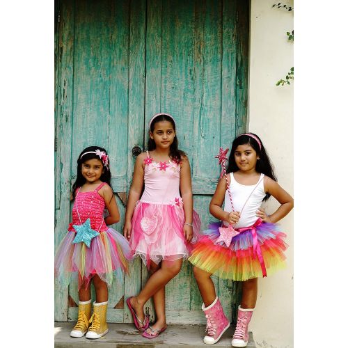  SHU-SHI Girls Tulip Princess Fairy Tutu Dress Up Costume Kids Party Outfit