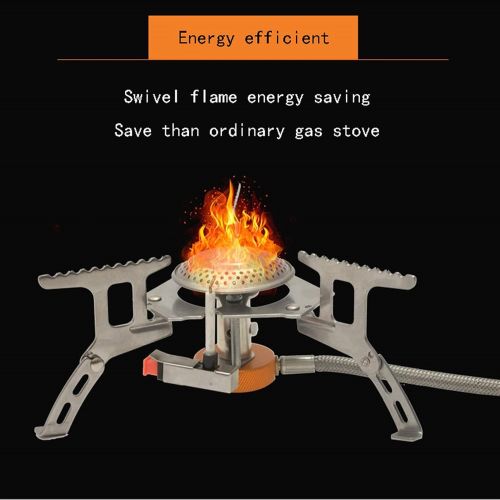  SHUBIAO Camping Stove Portable Stainless Steel Backpacking Stove Wood Burning Stoves for Picnic BBQ Camp Hiking HUACHA