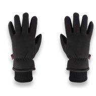 SHWSM Warm Winter Gloves, Antifreeze Gloves, Winter Wear Resistance, Low Temperature, Motorcycle Gloves (Color : Black, Size : S)