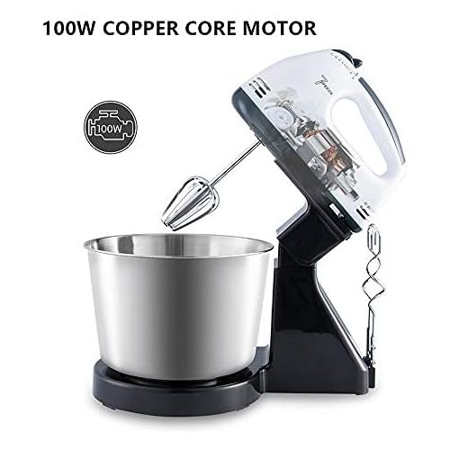  SHZICMY Electric Hand Mixer 7 Speeds Kitchen Hand Mixer Mixer Mixer Hand Mixer Cake Whisk Stirrer