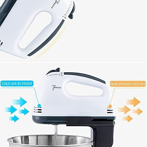  SHZICMY Electric Hand Mixer 7 Speeds Kitchen Hand Mixer Mixer Mixer Hand Mixer Cake Whisk Stirrer