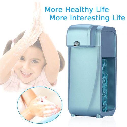  Soap Dispenser,SHZONS Automatic Sensory Foam Hand Washing Touchless Soap Dispenser with 2 Modes Adjustable & 300ML Capacity on the Bathroom & Kitchen Countertops