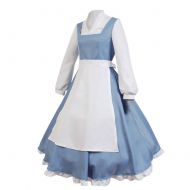 SIDNOR Beauty and The Beast Cosplay Costume Princess Belle Outfit Maid Dress Suit Ball Gowns
