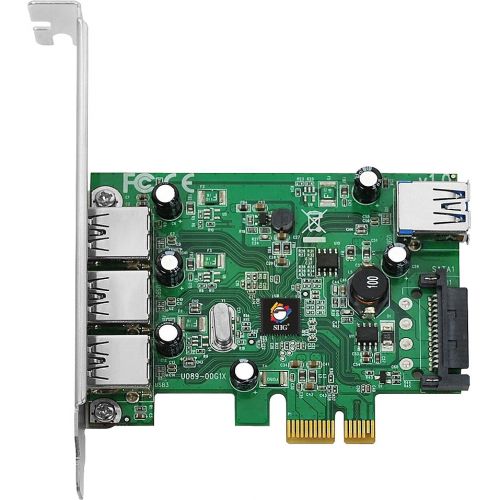  SIIG DP USB 3.0 4-Port PCIe ie - USB adapter - 4 ports