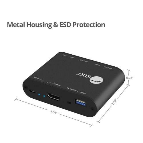  SIIG HDMI 2.0 Audio Extractor with 4K HDR and ARC