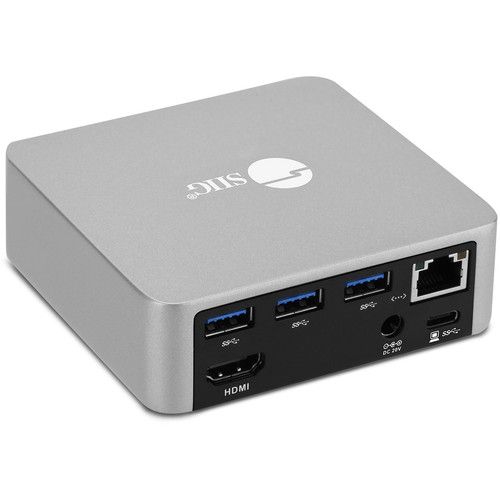  SIIG Aluminum USB Type-C Mini Docking Station