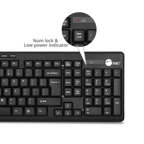  SIIG Wireless Extra-Duo Keyboard & Mouse