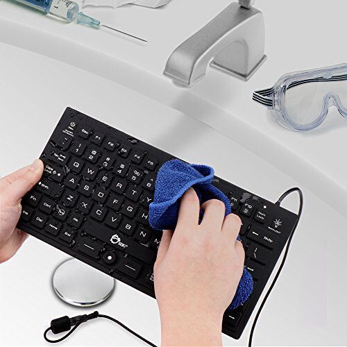  SIIG Industrial/Medical-Grade Backlit Keyboard with Pointing Device (Black)