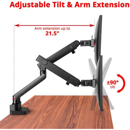  SIIG Dual-Monitor Desk Mount for 17 to 32