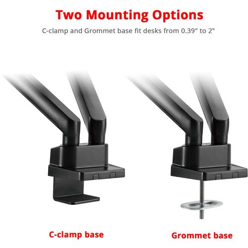  SIIG Dual-Monitor Desk Mount for 17 to 32