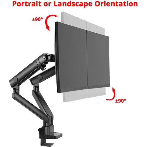  SIIG Dual-Monitor Desk Mount for 17 to 32