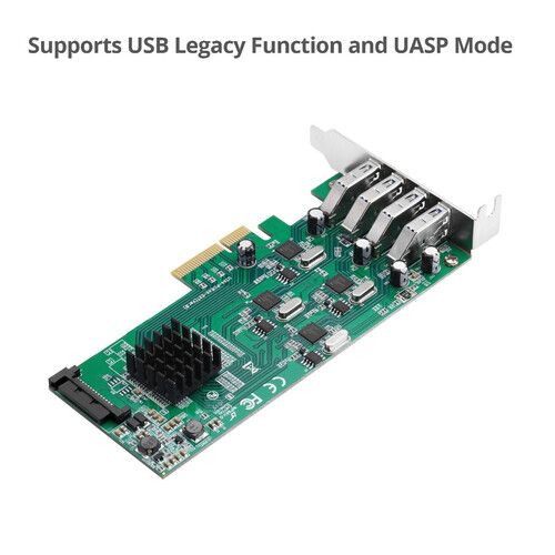  SIIG 4-Port USB 3.0 Type-A PCIe Card