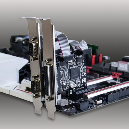  SIIG 2-Port RS232 Serial PCIe with 16950 UART (JJ-E02111-S1)