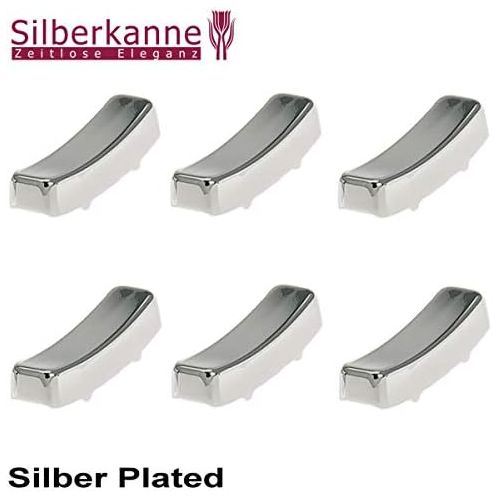  Silberkanne Knife Bench 6 TLG Glatt L 5.5 cm Silver Pl.