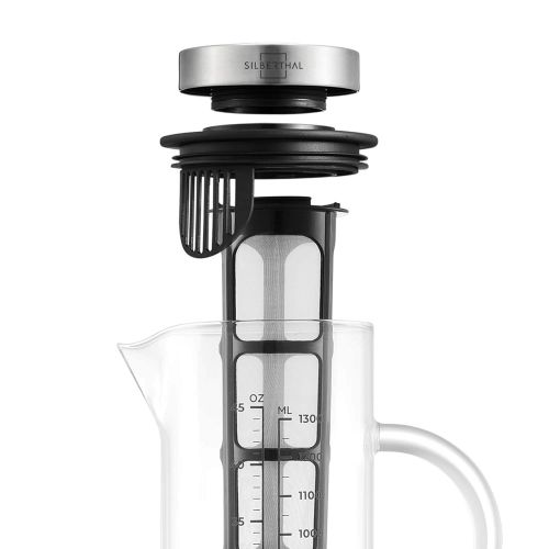  SILBERTHAL Kaffeebereiter - Cold Brew Coffee Maker fuer kaltgebruehten Kaffee oder Tee - 1.3l