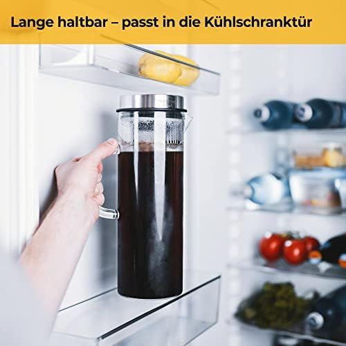  SILBERTHAL Kaffeebereiter - Cold Brew Coffee Maker fuer kaltgebruehten Kaffee oder Tee - 1.3l