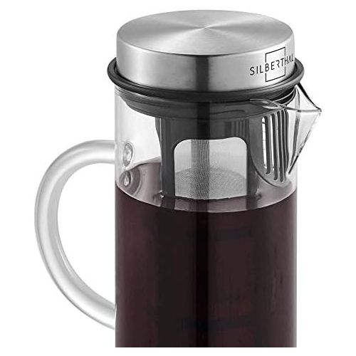  SILBERTHAL Kaffeebereiter - Cold Brew Coffee Maker fuer kaltgebruehten Kaffee oder Tee - 1.3l