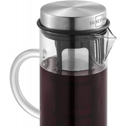  SILBERTHAL Kaffeebereiter - Cold Brew Coffee Maker fuer kaltgebruehten Kaffee oder Tee - 1.3l