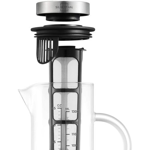  [아마존베스트]Silberthal Cold Brew Coffee Maker for Cold Brew Coffee or Tea 1.3 L